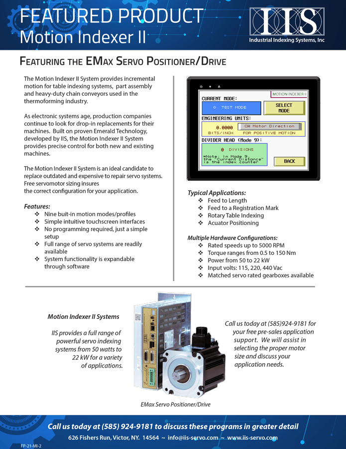Motion Indexer II