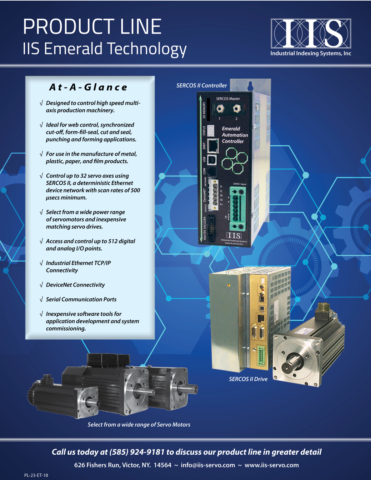 IIS Emerald Technology Product Line Brochure