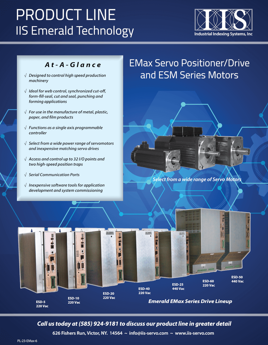 IIS Emerald Technology Product Line Brochure